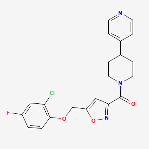 molecular formula C21H19ClFN3O3 B1255378 dafadine B 