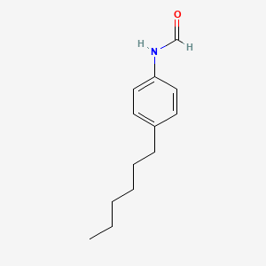 molecular formula C13H19NO B12553814 N-(4-Hexylphenyl)formamide CAS No. 183604-06-0