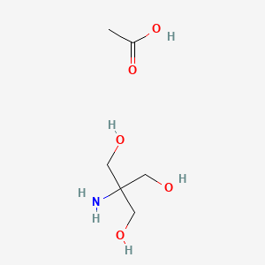 molecular formula C6H15NO5 B1255382 Tris(hydroxymethyl)aminomethane acetate CAS No. 6850-28-8