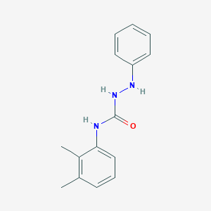 molecular formula C15H17N3O B12553845 N-(2,3-Dimethylphenyl)-2-phenylhydrazine-1-carboxamide CAS No. 178913-20-7