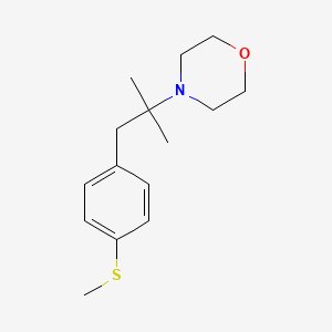 4-{2-Methyl-1-[4-(methylsulfanyl)phenyl]propan-2-yl}morpholine