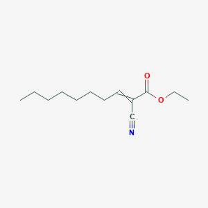 molecular formula C13H21NO2 B12553915 Ethyl 2-cyanodec-2-enoate CAS No. 192705-39-8