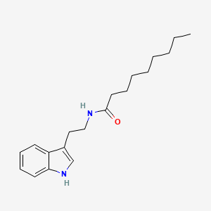 molecular formula C19H28N2O B1255397 Nonanoyl tryptamine CAS No. 21469-21-6