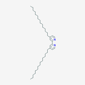 molecular formula C40H68N2 B12554015 4,4'-Dipentadecyl-2,2'-bipyridine CAS No. 142646-60-4