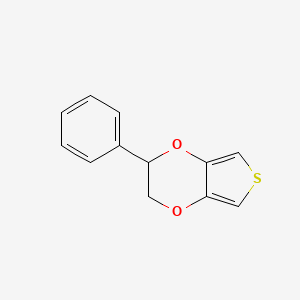 molecular formula C12H10O2S B12554024 2-Phenyl-2,3-dihydrothieno[3,4-b][1,4]dioxine CAS No. 188647-04-3