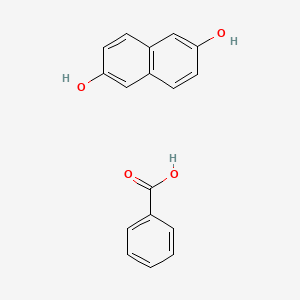 molecular formula C17H14O4 B12554079 Benzoic acid--naphthalene-2,6-diol (1/1) CAS No. 173368-58-6