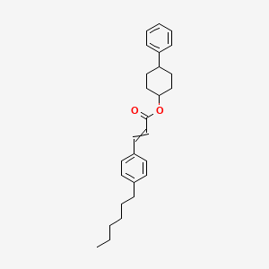 4-Phenylcyclohexyl 3-(4-hexylphenyl)prop-2-enoate