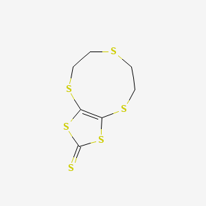 1,3-Dithiolo[4,5-b][1,4,7]trithionin-2-thione, 5,6,8,9-tetrahydro-