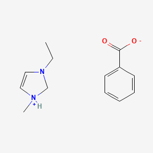 3-Ethyl-1-methyl-2,3-dihydro-1H-imidazol-1-ium benzoate