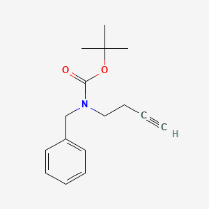 Tert-butyl benzyl(but-3-ynyl)carbamate