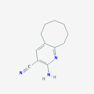 2-Amino-5,6,7,8,9,10-hexahydrocycloocta[b]pyridine-3-carbonitrile