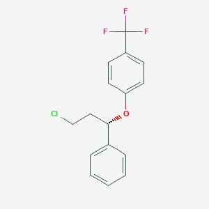 molecular formula C16H14ClF3O B125542 去氨基氯 (S)-氟西汀 CAS No. 114446-51-4