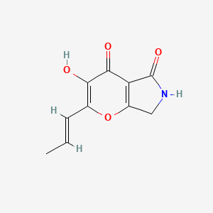 molecular formula C10H9NO4 B1255451 Pyranonigrin S 