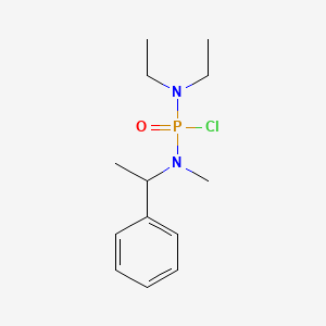 N,N-Diethyl-N'-methyl-N'-(1-phenylethyl)phosphorodiamidic chloride