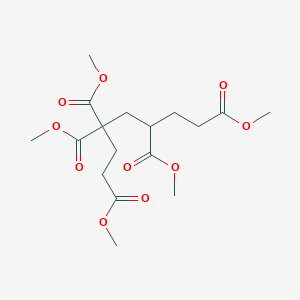 1,3,3,5,7-Heptanepentacarboxylic acid, pentamethyl ester