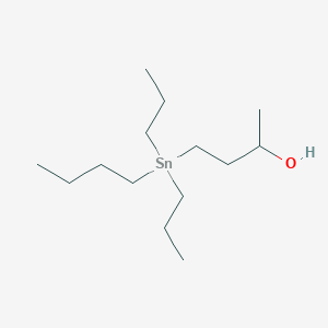 4-[Butyl(dipropyl)stannyl]butan-2-ol