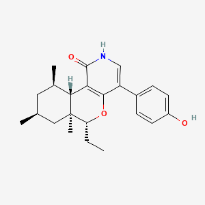 molecular formula C23H29NO3 B1255462 Epipyridone 