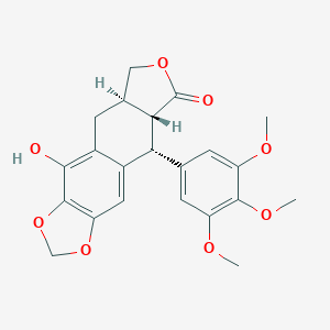 molecular formula C22H22O8 B125547 β-佩尔塔汀 CAS No. 518-29-6