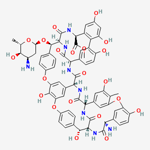 molecular formula C66H62N8O21 B1255474 Ristocetin psi-aglycone CAS No. 73412-13-2