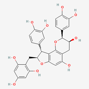 molecular formula C30H26O11 B1255491 Gambiriin B2 