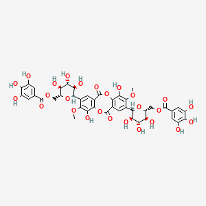molecular formula C42H40O26 B1255494 Ardimerin digallate 