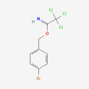 Ethanimidic acid, 2,2,2-trichloro-, (4-bromophenyl)methyl ester