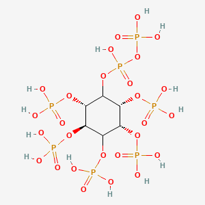 molecular formula C6H19O27P7 B1255499 6-diphospho-1D-myo-inositol pentakisphosphate 