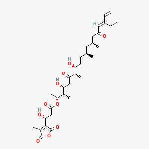 molecular formula C33H50O10 B1255500 Tautomycetin 
