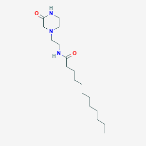 N-[2-(3-Oxopiperazin-1-YL)ethyl]dodecanamide