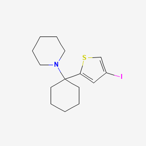 1-[1-(4-Iodothiophen-2-yl)cyclohexyl]piperidine