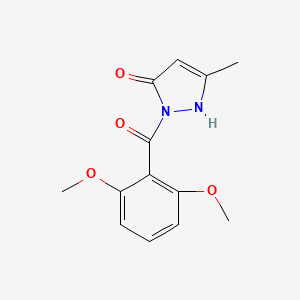 2-(2,6-Dimethoxybenzoyl)-5-methyl-1,2-dihydro-3H-pyrazol-3-one