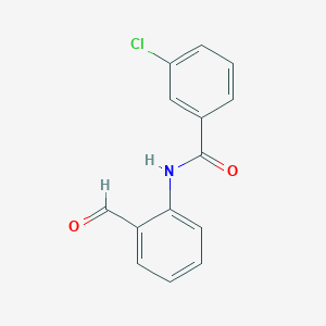 3-Chloro-N-(2-formylphenyl)benzamide