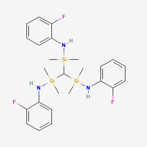 Tris[dimethyl(2-fluoroanilino)silyl]methane