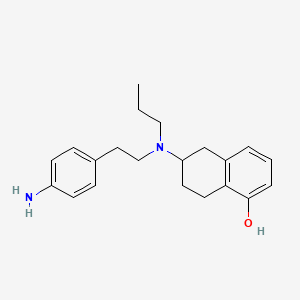 6-[2-(4-Aminophenyl)ethyl-propylamino]-5,6,7,8-tetrahydronaphthalen-1-ol