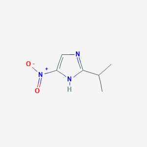 molecular formula C6H9N3O2 B125551 2-异丙基-4-硝基-1H-咪唑 CAS No. 13373-32-5
