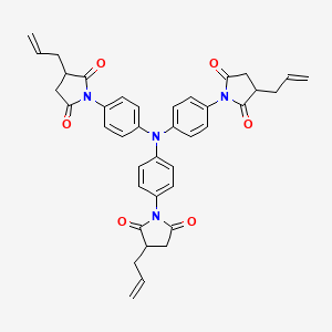 1,1',1''-[Nitrilotri(4,1-phenylene)]tris[3-(prop-2-en-1-yl)pyrrolidine-2,5-dione]