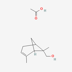 Acetic acid;(2,6-dimethyl-6-bicyclo[3.1.1]hept-2-enyl)methanol