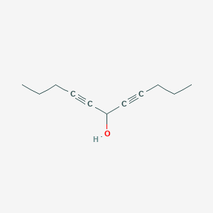 molecular formula C11H16O B12555166 Undeca-4,7-diyn-6-OL CAS No. 142429-45-6