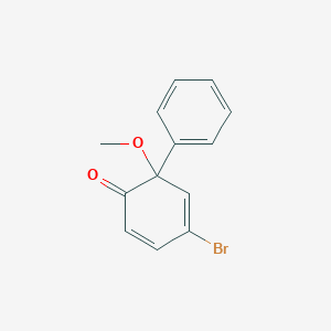 molecular formula C13H11BrO2 B12555187 5-Bromo-1-methoxy[1,1'-biphenyl]-2(1H)-one CAS No. 189166-55-0