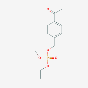 molecular formula C13H19O5P B12555196 (4-Acetylphenyl)methyl diethyl phosphate CAS No. 144065-19-0