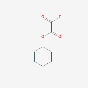 molecular formula C8H11FO3 B12555199 Cyclohexyl fluoro(oxo)acetate CAS No. 142072-09-1