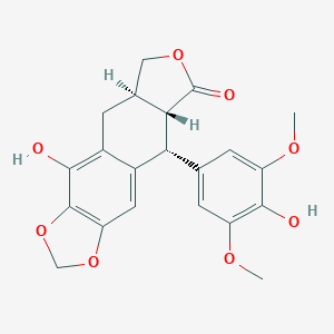 molecular formula C21H20O8 B125552 α-佩尔塔汀 CAS No. 568-53-6