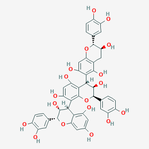 molecular formula C45H38O18 B1255521 Arecatannin B1 CAS No. 79763-28-3