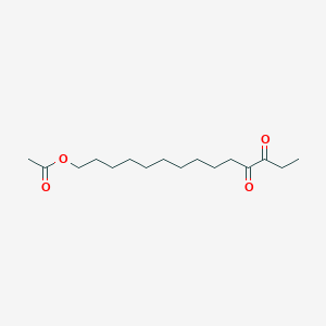 11,12-Dioxotetradecyl acetate