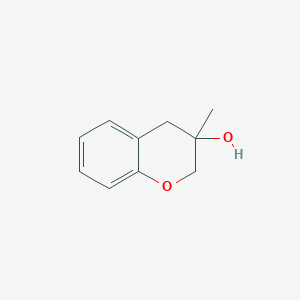 molecular formula C10H12O2 B12555237 3-Methyl-3,4-dihydro-2H-1-benzopyran-3-ol CAS No. 143723-01-7