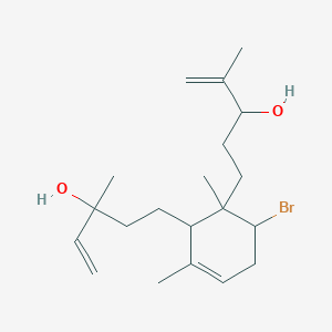 molecular formula C20H33BrO2 B1255529 Sphaerolabdadiene-3,14-diol 