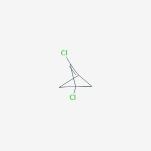 molecular formula C5H4Cl2 B12555304 2,3-Dichlorobicyclo[1.1.1]pent-1-ene CAS No. 143104-83-0