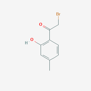 molecular formula C9H9BrO2 B12555307 Ethanone, 2-bromo-1-(2-hydroxy-4-methylphenyl)- CAS No. 144219-74-9