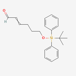 6-{[tert-Butyl(diphenyl)silyl]oxy}hex-2-enal