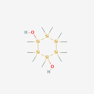 1,2,2,3,4,4,5,5,6,6-Decamethylhexasilinane-1,3-diol